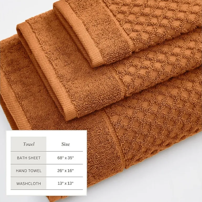Linery Cotton Textured 6-pc. Quick Dry Bath Towel Set
