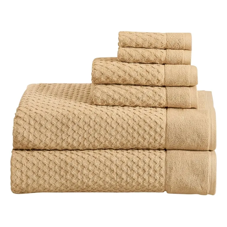 Linery Cotton Textured 6-pc. Quick Dry Bath Towel Set