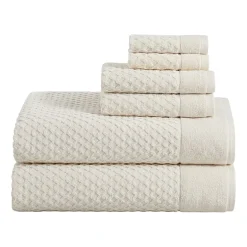 Linery Cotton Textured 6-pc. Quick Dry Bath Towel Set