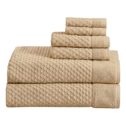 Linery Cotton Textured 6-pc. Quick Dry Bath Towel Set