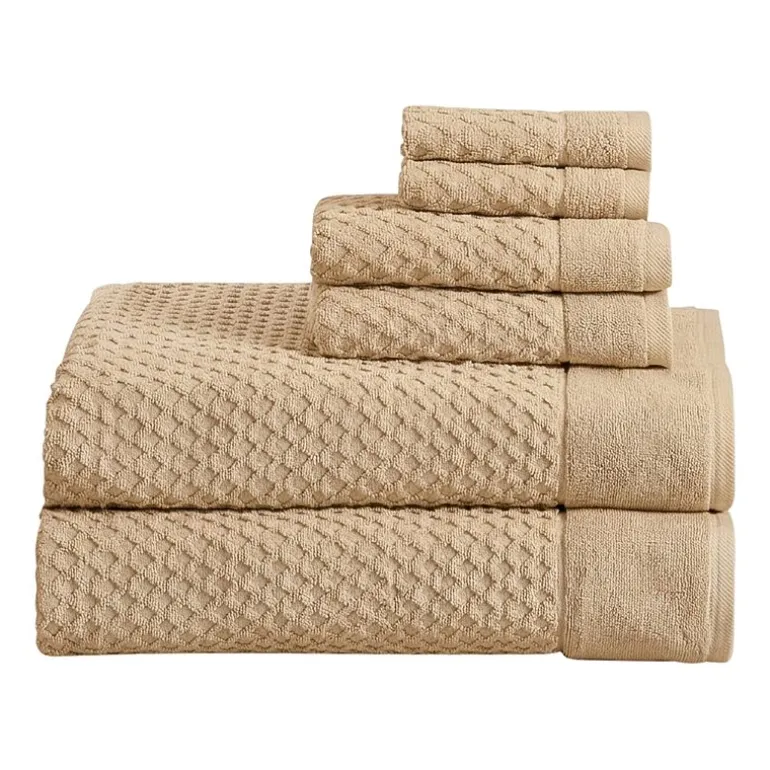 Linery Cotton Textured 6-pc. Quick Dry Bath Towel Set