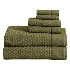 Linery Cotton Textured 6-pc. Quick Dry Bath Towel Set