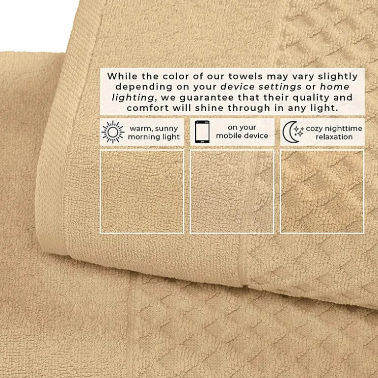 Linery Cotton Textured 6-pc. Quick Dry Bath Towel Set