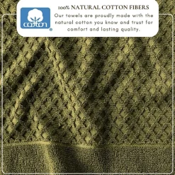 Linery Cotton Textured 6-pc. Quick Dry Bath Towel Set