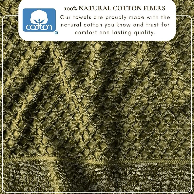 Linery Cotton Textured 6-pc. Quick Dry Bath Towel Set