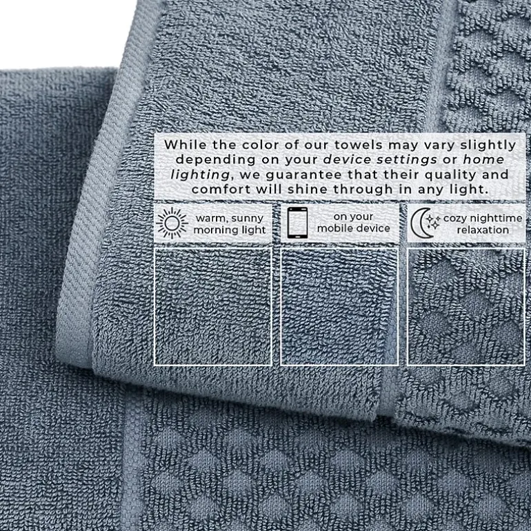 Linery Cotton Textured 6-pc. Quick Dry Bath Towel Set