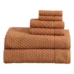 Linery Cotton Textured 6-pc. Quick Dry Bath Towel Set