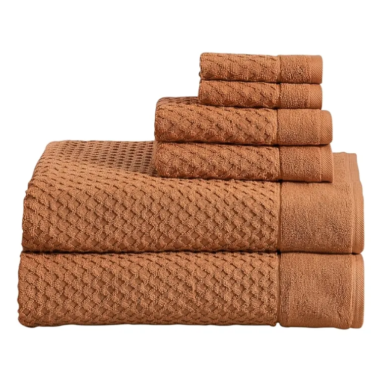 Linery Cotton Textured 6-pc. Quick Dry Bath Towel Set