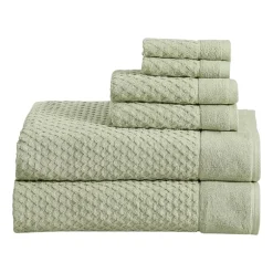 Linery Cotton Textured 6-pc. Quick Dry Bath Towel Set