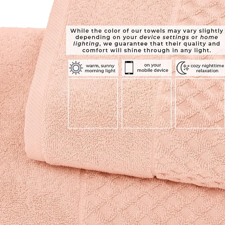 Linery Cotton Textured 6-pc. Quick Dry Bath Towel Set