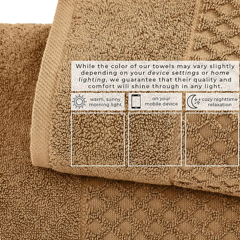 Linery Cotton Textured 6-pc. Quick Dry Bath Towel Set