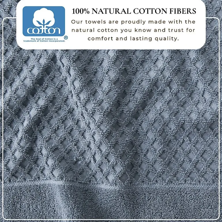 Linery Cotton Textured 6-pc. Quick Dry Bath Towel Set
