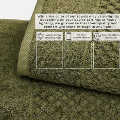 Linery Cotton Textured 6-pc. Quick Dry Bath Towel Set
