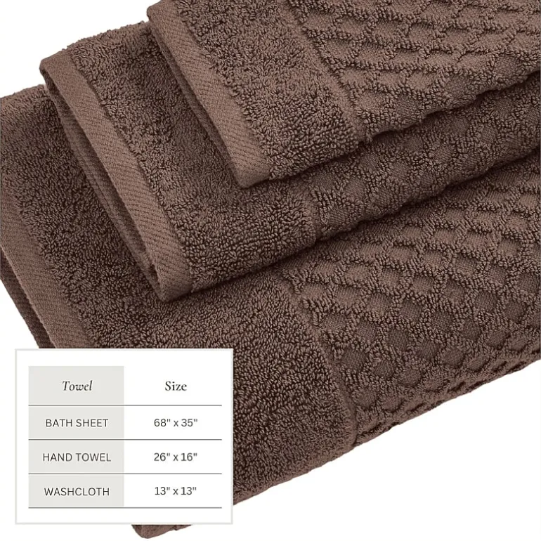 Linery Cotton Textured 6-pc. Quick Dry Bath Towel Set
