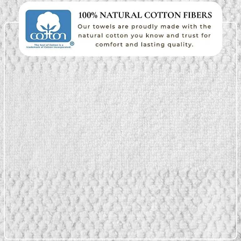 Linery Cotton Textured Weave 6-pc. Quick Dry Bath Towel Set