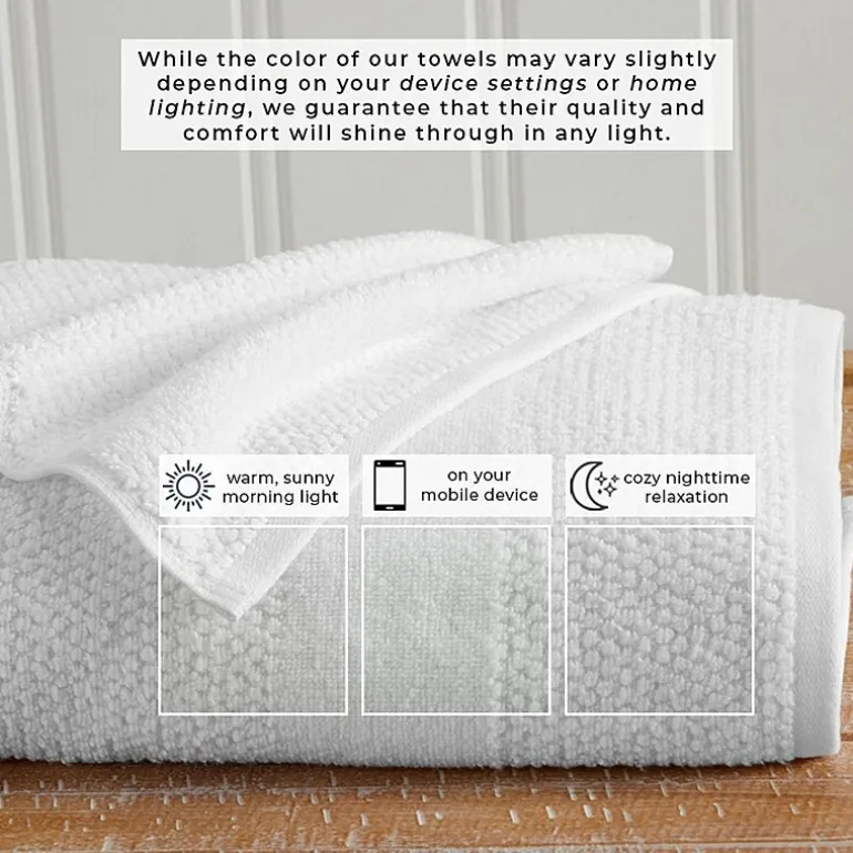 Linery Cotton Textured Weave 6-pc. Quick Dry Bath Towel Set