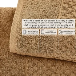 Linery Solid Cotton Textured Bath Sheet