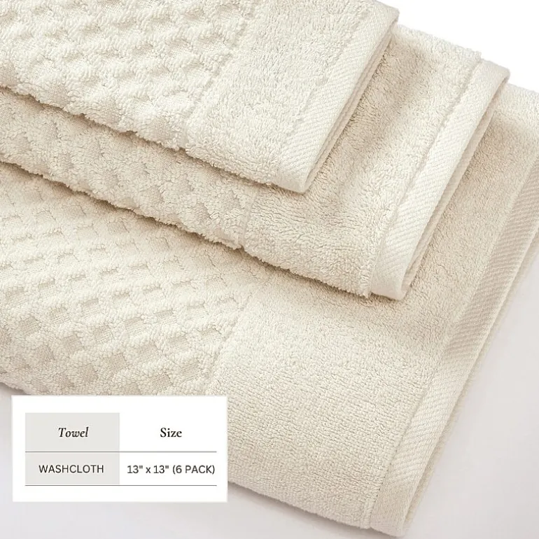 Linery Solid Cotton Textured Bath Sheet