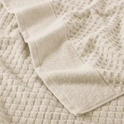 Linery Solid Cotton Textured Bath Sheet