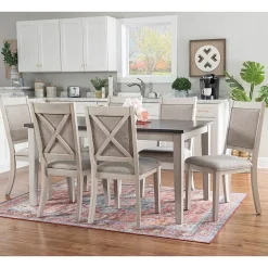 Linon Berisha 7-pc. Rectangular Dining Set