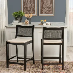 Linon Beymer 1 Pair Counter Height Bar Stool