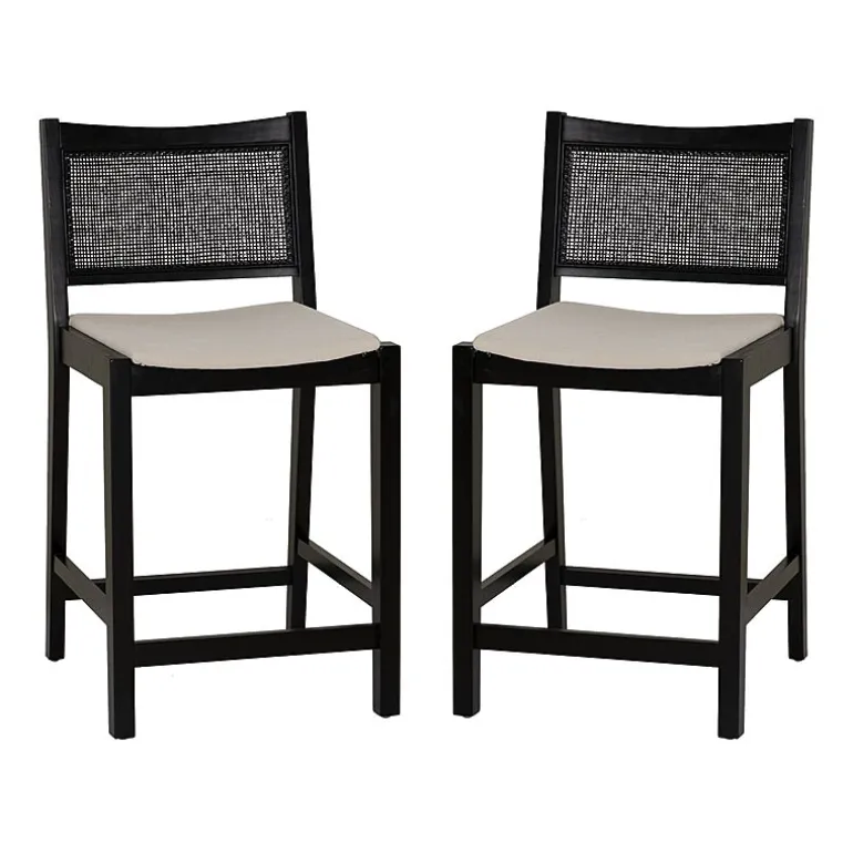 Linon Beymer 1 Pair Counter Height Bar Stool