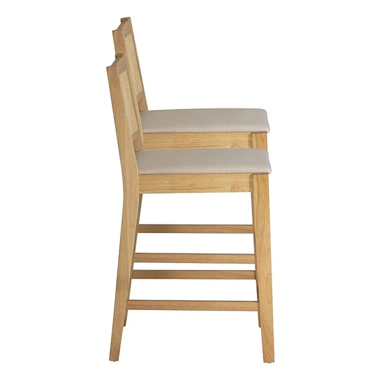 Linon Beymer 1 Pair Counter Height Bar Stool