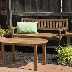 Linon Creekside Collection Adirondack Outdoor And Coffee Table