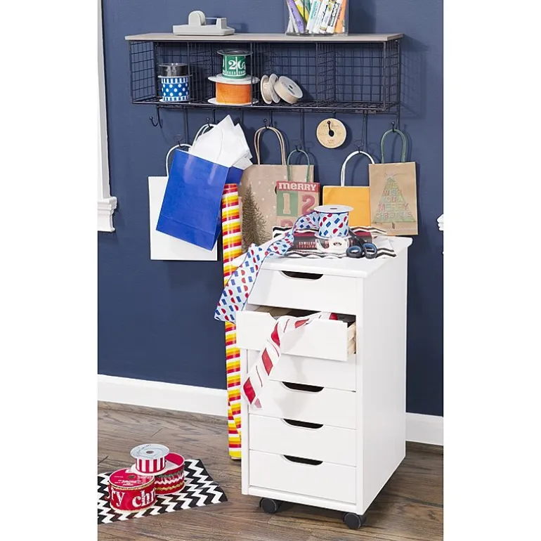 Linon Culton Office + Library Collection 6-Drawer File Cabinet