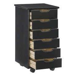 Linon Culton Office + Library Collection 6-Drawer File Cabinet