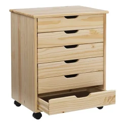 Linon Culton Office + Library Collection 6-Drawer File Cabinet