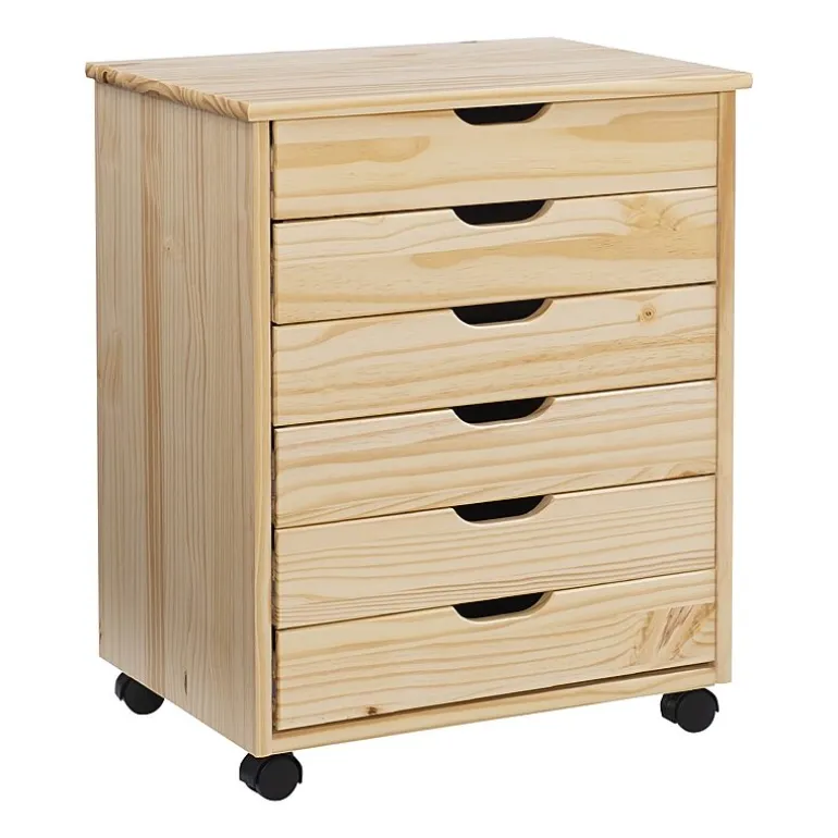 Linon Culton Office + Library Collection 6-Drawer File Cabinet