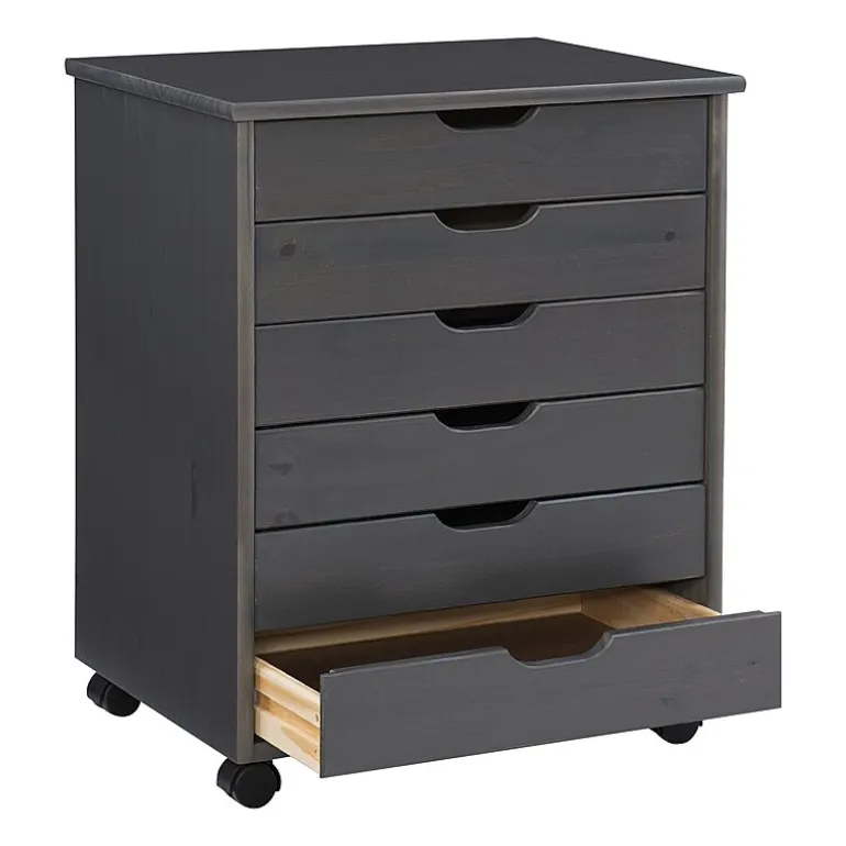 Linon Culton Office + Library Collection 6-Drawer File Cabinet