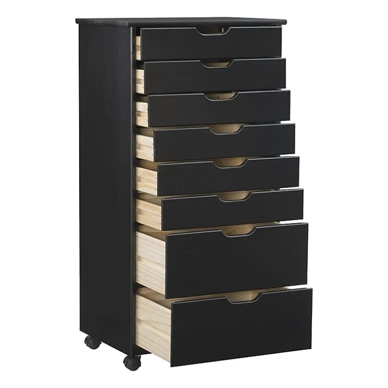 Linon Culton Office + Library Collection 8-Drawer File Cabinet