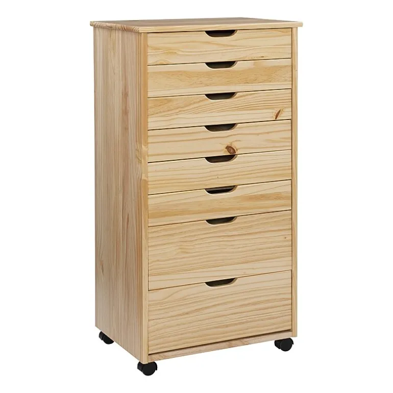 Linon Culton Office + Library Collection 8-Drawer File Cabinet