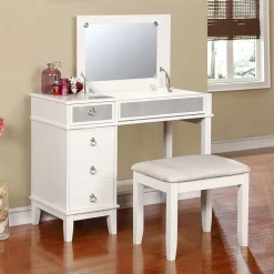 Linon Eva 2-pc. Vanity & Stool Set