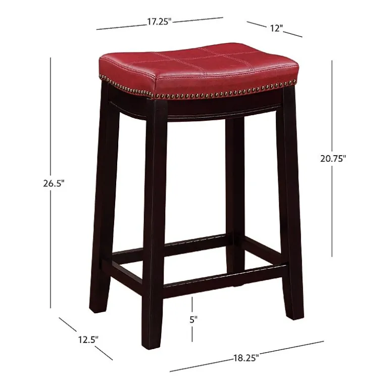 Linon Lakeland Swivel Counter Stool