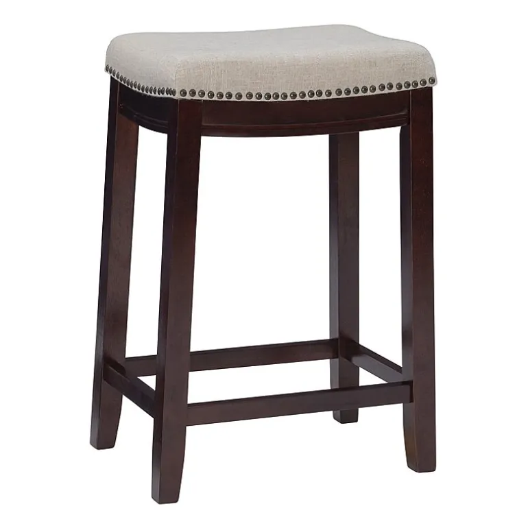Linon Lakeland Swivel Counter Stool