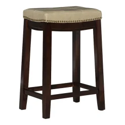 Linon Lakeland Swivel Counter Stool