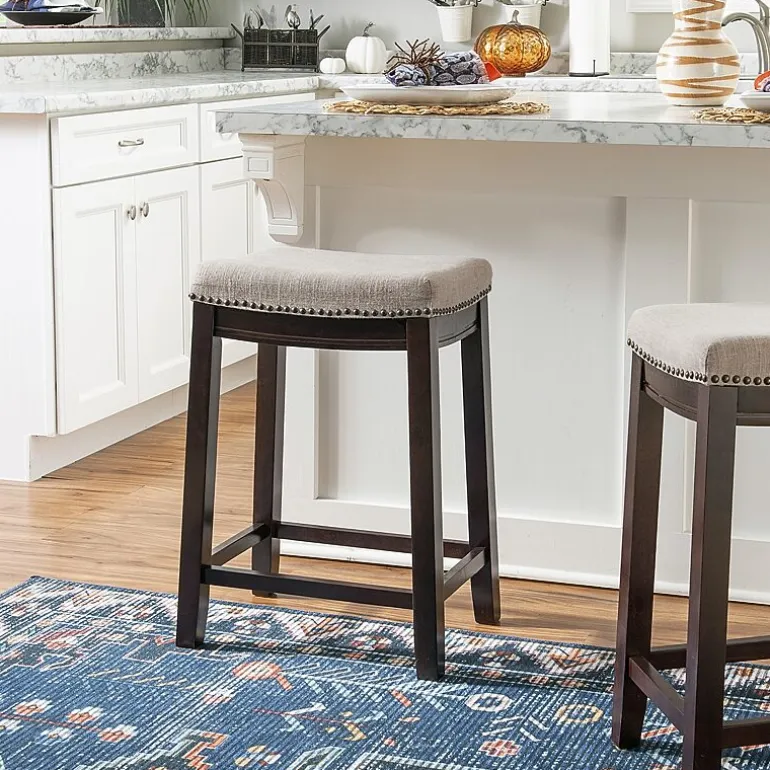 Linon Lakeland Swivel Counter Stool