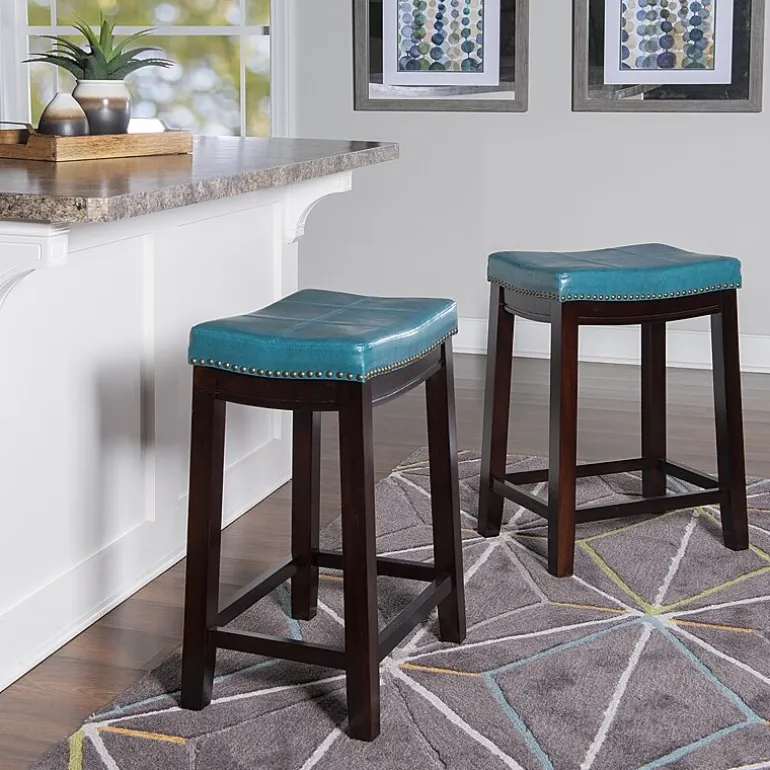 Linon Lakeland Swivel Counter Stool