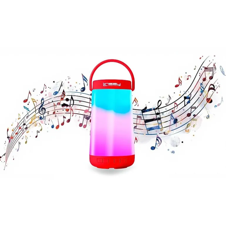 LINSAY® LED Light Party Show Indoor/Outdoor Bluetooth Speaker