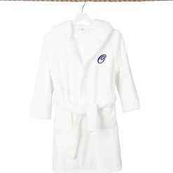Linum Home Textiles Personalized Kids Bathrobe Unisex Long Sleeve Long Length Robe