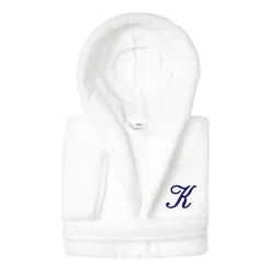 Linum Home Textiles Personalized Kids Bathrobe Unisex Long Sleeve Long Length Robe