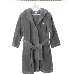 Linum Home Textiles Plush Cheetah Crown Little & Big Girls Long Sleeve Bathrobe