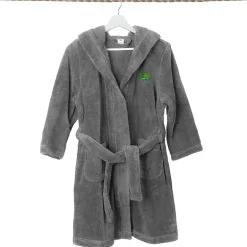 Linum Home Textiles Plush Turtle Kids Bathrobe Unisex Long Sleeve Long Length Robe