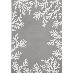 Liora Manne Capri Coral Border Hand Tufted Indoor/Outdoor Round Area Rug