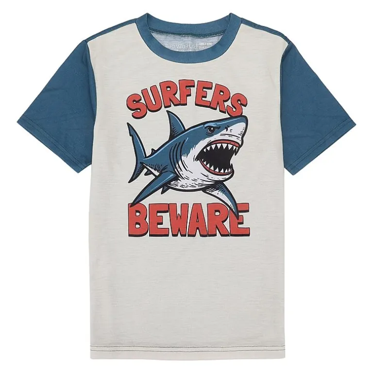 Little & Big Kid Boys Crew Neck Short Sleeve 4-pc. Pajama Set
