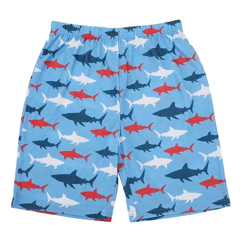 Little & Big Kid Boys Crew Neck Short Sleeve 4-pc. Pajama Set