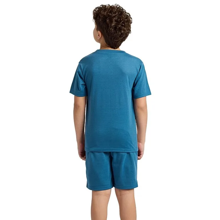 Little & Big Kid Boys Crew Neck Short Sleeve 4-pc. Pajama Set